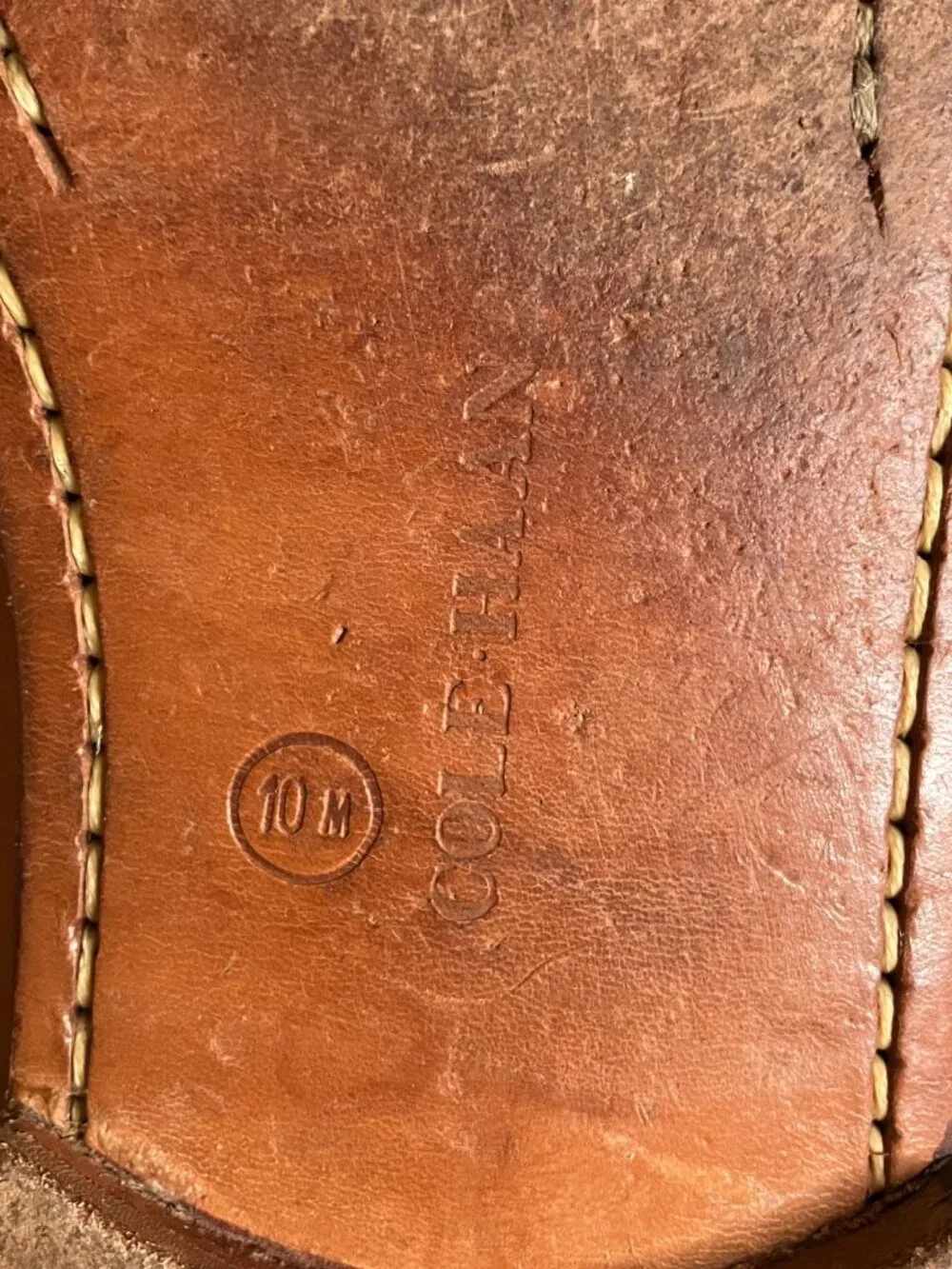 Vintage Cole Haan Country Men's 10M Boat Shoe Loafers Leather Made in Brazil 59